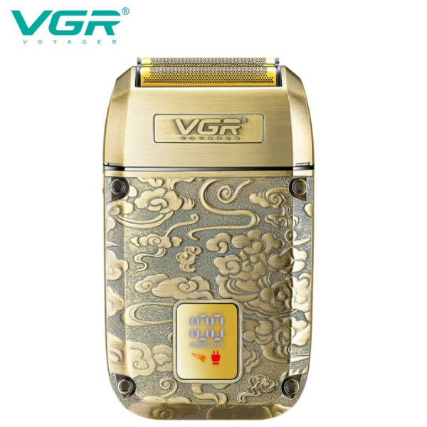 Електробритва VGR V-336 Шейвер Подвійне Лезо + Тример LED Display Металева Електробритва VGR V-336 Шейвер Подвійне Лезо + Тример LED Display Металева