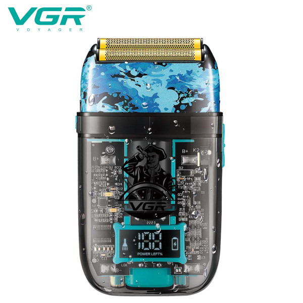 Електробритва VGR V-352 Шейвер Подвійне Лезо IPX5 LED Display Електробритва VGR V-352 Шейвер Подвійне Лезо IPX5 LED Display