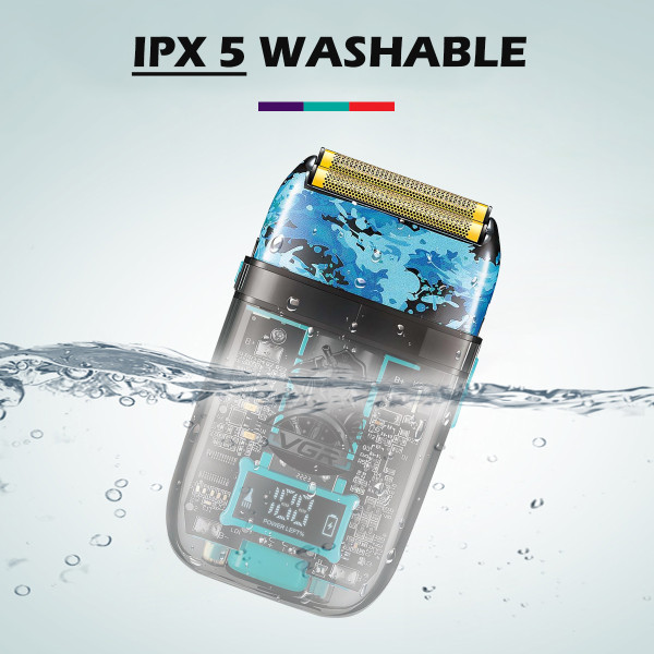 Електробритва VGR V-352 Шейвер Подвійне Лезо IPX5 LED Display Електробритва VGR V-352 Шейвер Подвійне Лезо IPX5 LED Display