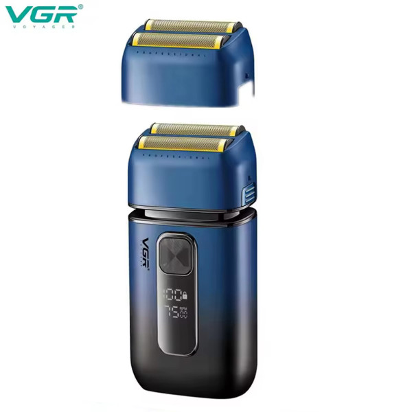 Електробритва VGR V-362 шейвер, подвійне лезо, IPX6, LED Display