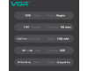 Тример VGR 2 в 1 V-949, триммер та триммер для носа, 4 насадки, IPX6, LED display