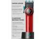 Акумуляторна Машинка Для Стрижки VGR V-001 RED 10 Насадок 9000 RPM 4600 mAh LED Light LED Display