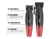 Комплект VGR 2 в 1 V-640 RED аккумуляторная машинка для стрижки (clipper) и триммер