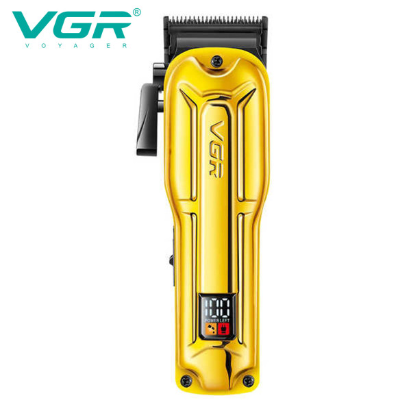 Акумуляторна Машинка Для Стрижки VGR V-138 BLACK 4 Насадки 7000 RPM 2500 mAh LED Display Акумуляторна Машинка Для Стрижки VGR V-138 BLACK 4 Насадки 7000 RPM 2500 mAh LED Display
