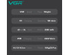 Акумуляторна Машинка Для Стрижки VGR V-138 BLACK 4 Насадки 7000 RPM 2500 mAh LED Display Акумуляторна Машинка Для Стрижки VGR V-138 BLACK 4 Насадки 7000 RPM 2500 mAh LED Display