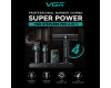 Комплект VGR STEPLERSS RPO 4 IN 1 BLACK, машинка для стрижки (Clipper), триммер, электробритва, фен
