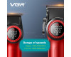 Комплект VGR STEPLERSS RPO 4 IN 1 RED, машинка для стрижки (Clipper), триммер, электробритва, фен