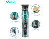 Машинка (триммер) для стрижки волосся VGR V-961, Professional, 4 насадки, LED Display