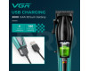 Акумуляторна Машинка Для Стрижки VGR V-273 GREEN 6 Насадок 8000 RPM 3000 mAh LED Display Акумуляторна Машинка Для Стрижки VGR V-273 GREEN 6 Насадок 8000 RPM 3000 mAh LED Display