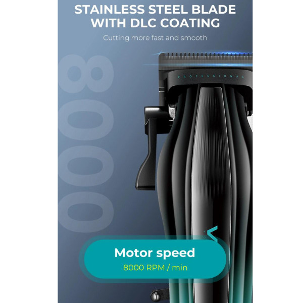 Акумуляторна Машинка Для Стрижки VGR V-273 GOLD 6 Насадок 8000 RPM 3000 mAh LED Display Акумуляторна Машинка Для Стрижки VGR V-273 GOLD 6 Насадок 8000 RPM 3000 mAh LED Display