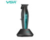 Триммер VGR V-992 GREEN, 9000 RPM, 2000 mAh, 3 насадки, LED display