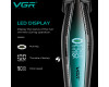 Триммер VGR V-992 GREEN, 9000 RPM, 2000 mAh, 3 насадки, LED display