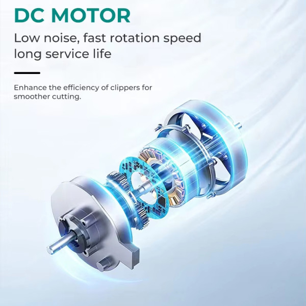 Триммер VGR V-992 GREEN, 9000 RPM, 2000 mAh, 3 насадки, LED display