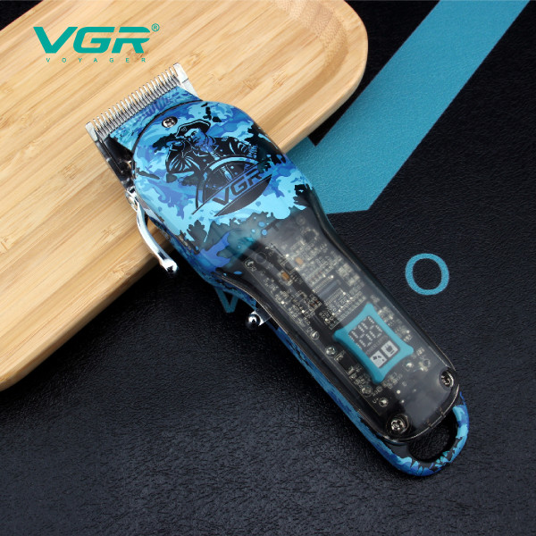 Акумуляторна Машинка Для Стрижки VGR V-685 4 Насадки LED Display Акумуляторна Машинка Для Стрижки VGR V-685 4 Насадки LED Display