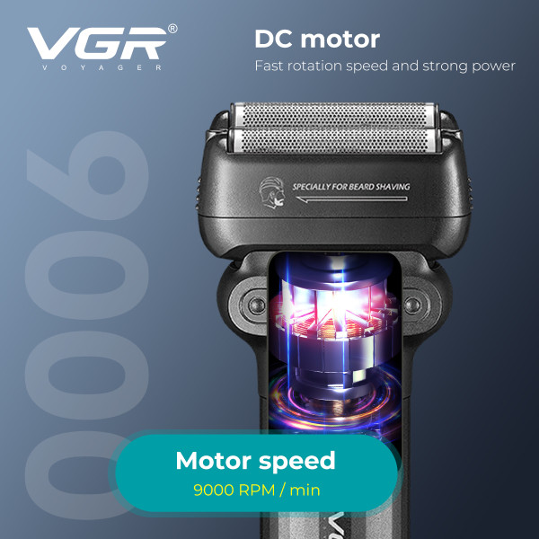 Електробритва VGR V-368 Шейвер Подвійне Лезо LED Display IPX6 Електробритва VGR V-368 Шейвер Подвійне Лезо LED Display IPX6