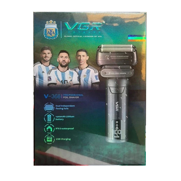 Електробритва VGR V-368 Шейвер Подвійне Лезо LED Display IPX6 Електробритва VGR V-368 Шейвер Подвійне Лезо LED Display IPX6
