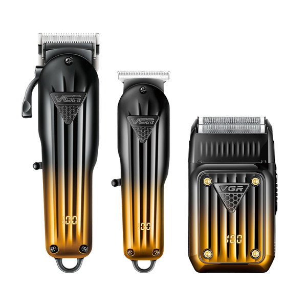 Комплект VGR 3 в 1 V-644 Акумуляторна Машинка Для Стрижки Clipper Тример і Електробритва Шейвер Комплект VGR 3 в 1 V-644 Акумуляторна Машинка Для Стрижки Clipper Тример і Електробритва Шейвер