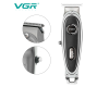 Триммер VGR V-263 BLACK, 3 насадки, LED display