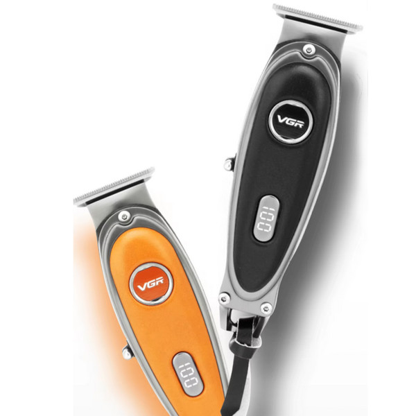 Триммер VGR V-263 BLACK, 3 насадки, LED display