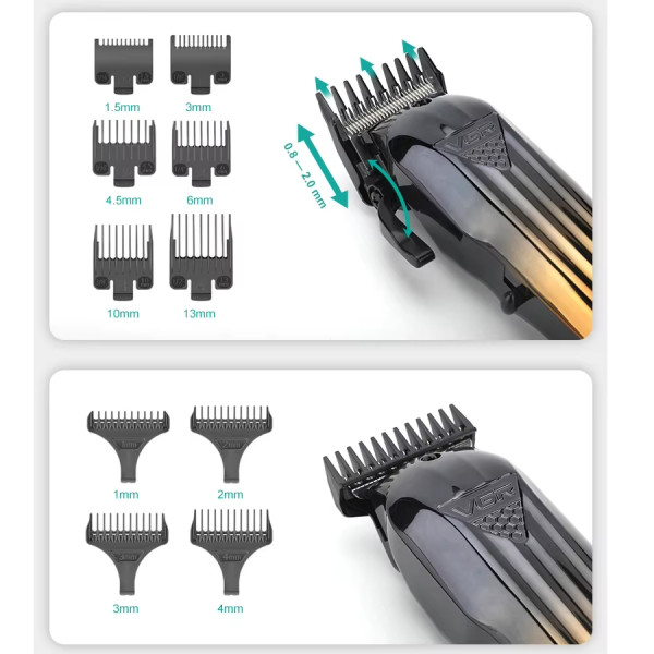 Комплект VGR 2 в 1 V-646 Акумуляторна Машинка Для Стрижки Clipper і Тример Комплект VGR 2 в 1 V-646 Акумуляторна Машинка Для Стрижки Clipper і Тример