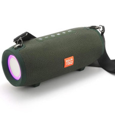 Bluetooth-колонка TG322 з RGB ПІДСВІЧУВАННЯМ, speakerphone, радіо, green