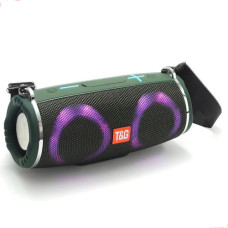 Bluetooth-колонка TG642 з RGB ПІДСВІЧУВАННЯМ, speakerphone, радіо, green