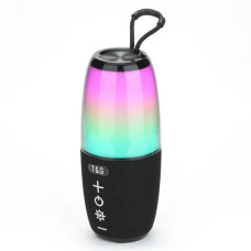 Bluetooth-колонка TG644 з RGB ПІДСВІЧУВАННЯМ, speakerphone, радіо, black