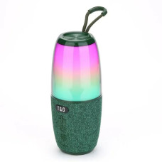 Bluetooth-колонка TG644 з RGB ПІДСВІЧУВАННЯМ, speakerphone, радіо, green
