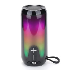 Bluetooth-колонка TG651 з RGB ПІДПІДСВІЧУВАННЯМСВІТКОМ, speakerphone, радіо, black