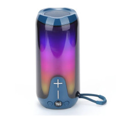 Bluetooth-колонка TG651 з RGB ПІДСВІЧУВАННЯМ, speakerphone, радіо, blue