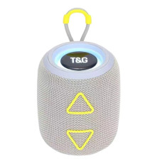 Bluetooth-колонка TG655 з RGB ПІДСВІЧУВАННЯМ, speakerphone, радіо, grey