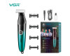 Бритва-триммер для стрижки бороды и усов VGR V-339 GREEN, 4 насадки, IPX7