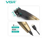 Акумуляторна Машинка Для Стрижки Clipper VGR V-003 GOLD 6 Насадок TURBO Режим 9000 RPM Керамічне Лезо LED Display Акумуляторна Машинка Для Стрижки Clipper VGR V-003 GOLD 6 Насадок TURBO Режим 9000 RPM Керамічне Лезо LED Display