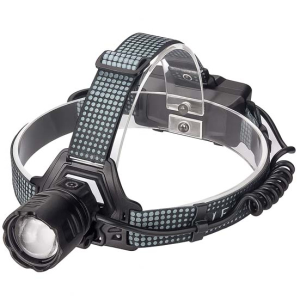 Ліхтар налобний 8505 WHITE LASER LED PM10-4TG (White+Yelloe+Blue+Red), 2x18650, ЗУ Type-C, zoom, Box