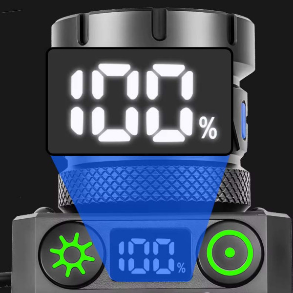 Ліхтар налобний NIGHT VISION FLUORESCENCE BL-T701D-TG, Motion Sensor, 3x18650, Power Bank, ЗУ Type-C, zoom, Box