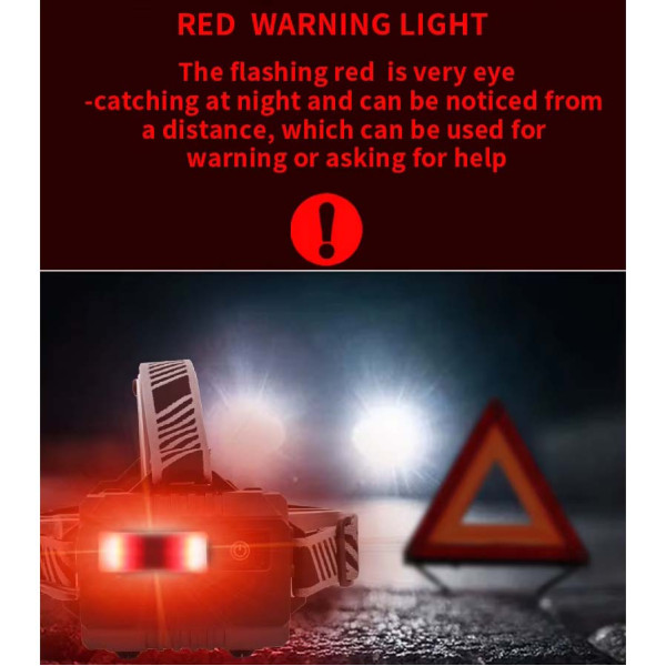 Ліхтар налобний NIGHT VISION FLUORESCENCE BL-T701D-TG, Motion Sensor, 3x18650, Power Bank, ЗУ Type-C, zoom, Box