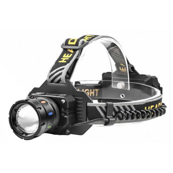Ліхтар налобний NIGHT VISION FLUORESCENCE BL-T701D-TG, Motion Sensor, 3x18650, Power Bank, ЗУ Type-C, zoom, Box