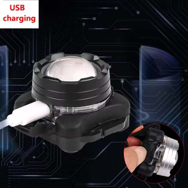 Ліхтар налобний BL-F006-COB(White+Red), ЗУ Type-C, Li-Ion акумулятор, Box