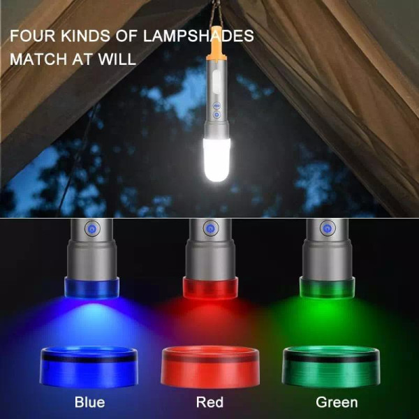 Ліхтар CB-X723-TG+3LED, Li-Ion аккумулятор, 3 фильтра, ЗУ Type-C, zoom, Box