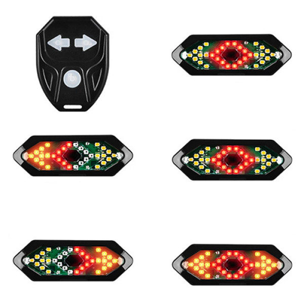 Велосипедний Стоп Поворот FY-1820 та пульт управління