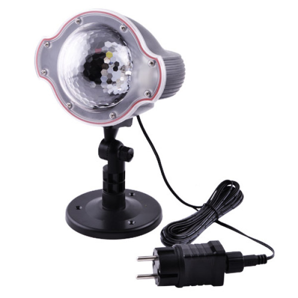 Світлодіодний Лазерний Проєктор Star Shower Snow 809-White Дім+Вулиця 2 Кронштейни Waterproof Світлодіодний Лазерний Проєктор Star Shower Snow 809-White Дім+Вулиця 2 Кронштейни Waterproof