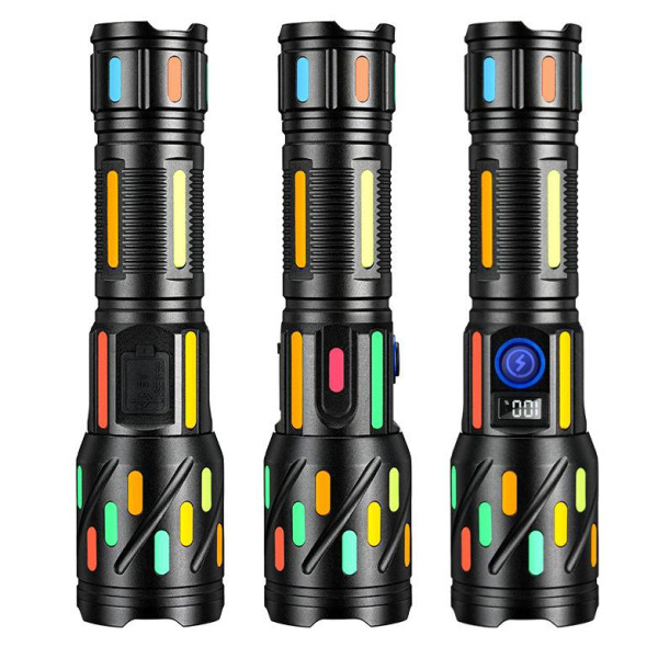 Ліхтар NIGHT VISION FLUORESCENCE CB-G706-TG 1x26650 Power Bank ЗУ Type-C Zoom Box Ліхтар NIGHT VISION FLUORESCENCE CB-G706-TG 1x26650 Power Bank ЗУ Type-C Zoom Box