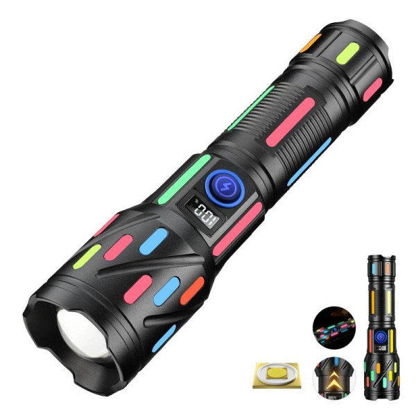 Ліхтар NIGHT VISION FLUORESCENCE CB-G706-TG 1x26650 Power Bank ЗУ Type-C Zoom Box Ліхтар NIGHT VISION FLUORESCENCE CB-G706-TG 1x26650 Power Bank ЗУ Type-C Zoom Box