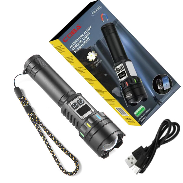 Ліхтар NIGHT VISION FLUORESCENCE CB-A282-TG+COB Li-Ion Акумулятор Power Bank ЗУ Type-C Магніт Zoom Box Ліхтар NIGHT VISION FLUORESCENCE CB-A282-TG+COB Li-Ion Акумулятор Power Bank ЗУ Type-C Магніт Zoom Box