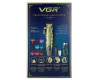 Аккумуляторная машинка для стрижки (clipper) VGR V-036, 8 насадок, LED display