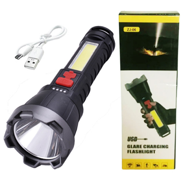 Ліхтар ZJ-06-OSL+COB Li-Ion Акумулятор ЗУ microUSB Box Ліхтар ZJ-06-OSL+COB Li-Ion Акумулятор ЗУ microUSB Box