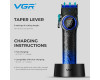 Акумуляторна Машинка Для Стрижки VGR V-001 BLUE 10 Насадок 9000 RPM 4600 mAh LED Light LED Display Акумуляторна Машинка Для Стрижки VGR V-001 BLUE 10 Насадок 9000 RPM 4600 mAh LED Light LED Display