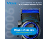 Акумуляторна Машинка Для Стрижки VGR V-001 BLUE 10 Насадок 9000 RPM 4600 mAh LED Light LED Display Акумуляторна Машинка Для Стрижки VGR V-001 BLUE 10 Насадок 9000 RPM 4600 mAh LED Light LED Display
