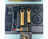 Комплект VGR 2 в 1 V-001&V-977 GOLD, аккумуляторная машинка для стрижки (clipper) и триммер
