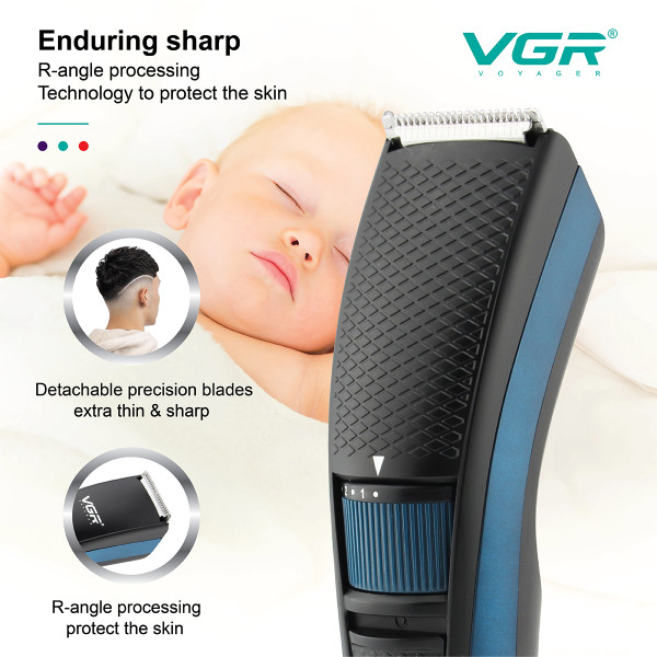 Тример VGR V-053B з Регулятором Висоти та Універсальною Насадкою Тример VGR V-053B з Регулятором Висоти та Універсальною Насадкою